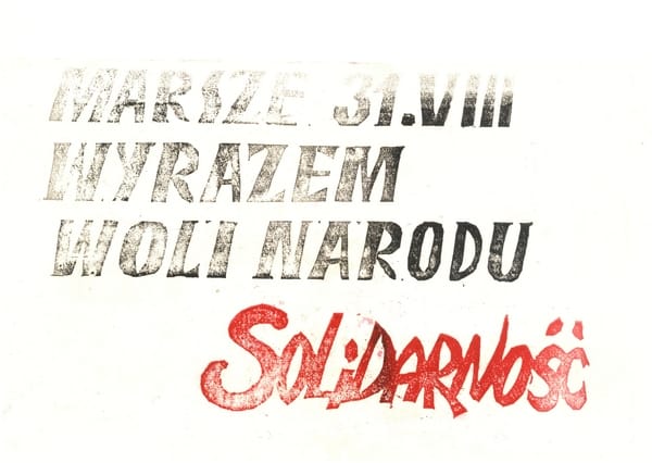 Ulotka w sprawie marszu 31 sierpnia 1982 r.